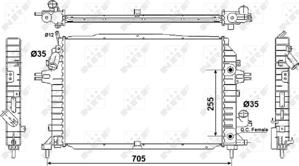 Wilmink Group WG1722024 - Радіатор, охолодження двигуна autozip.com.ua