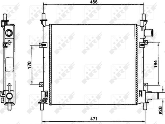 Wilmink Group WG1722845 - Радіатор, охолодження двигуна autozip.com.ua