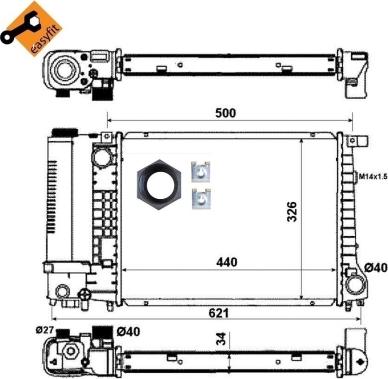 Wilmink Group WG1722306 - Радіатор, охолодження двигуна autozip.com.ua