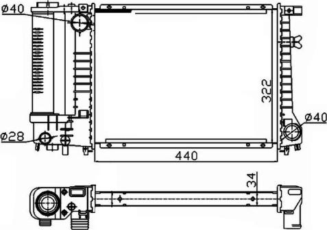 Wilmink Group WG1722307 - Радіатор, охолодження двигуна autozip.com.ua