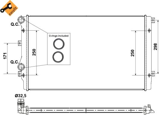 Wilmink Group WG1722287 - Радіатор, охолодження двигуна autozip.com.ua