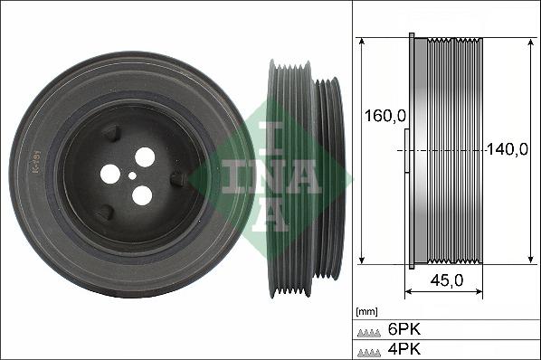 Wilmink Group WG2059053 - Ремінний шків, колінчастий вал autozip.com.ua