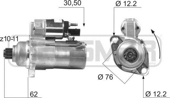 Wilmink Group WG2013009 - Стартер autozip.com.ua