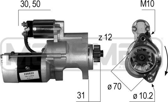 Wilmink Group WG2013083 - Стартер autozip.com.ua