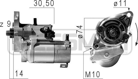 Wilmink Group WG2013206 - Стартер autozip.com.ua