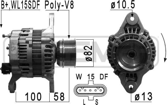 Wilmink Group WG2012384 - Генератор autozip.com.ua