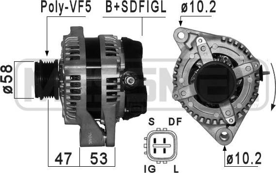 Wilmink Group WG2012322 - Генератор autozip.com.ua