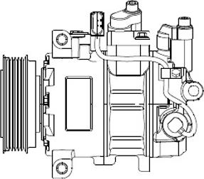 Wilmink Group WG2039848 - Компресор, кондиціонер autozip.com.ua