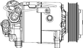 Wilmink Group WG2039866 - Компресор, кондиціонер autozip.com.ua