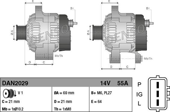 Wilmink Group WG2072044 - Генератор autozip.com.ua