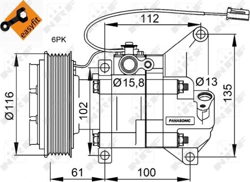 Wilmink Group WG2159519 - Компресор, кондиціонер autozip.com.ua