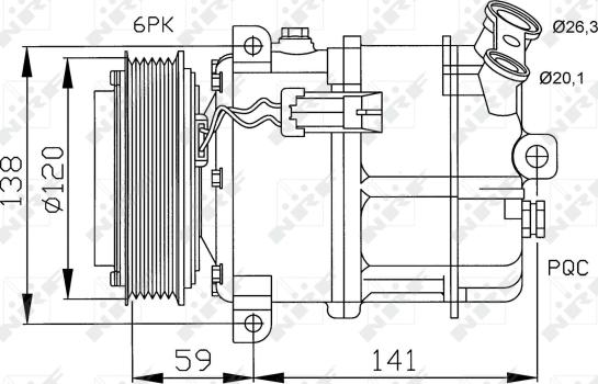 Wilmink Group WG2159199 - Компресор, кондиціонер autozip.com.ua