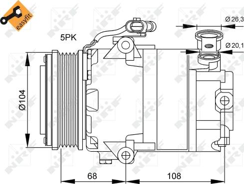 Wilmink Group WG2159118 - Компресор, кондиціонер autozip.com.ua