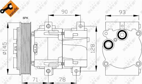 Wilmink Group WG2159121 - Компресор, кондиціонер autozip.com.ua