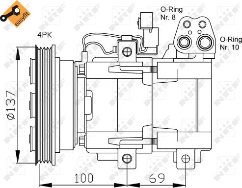 Wilmink Group WG2159349 - Компресор, кондиціонер autozip.com.ua