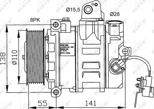 Wilmink Group WG2159258 - Компресор, кондиціонер autozip.com.ua