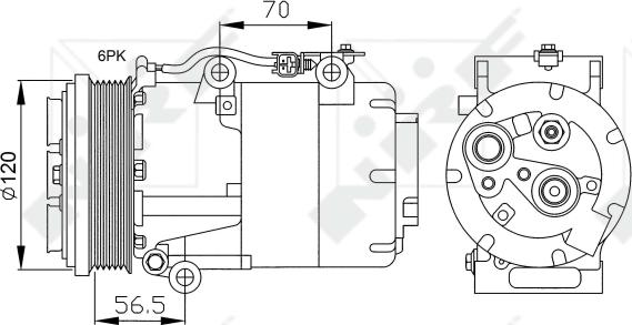 Wilmink Group WG2159261 - Компресор, кондиціонер autozip.com.ua