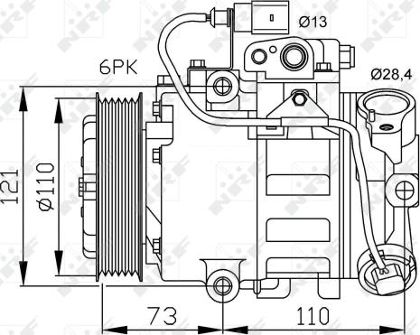 Wilmink Group WG2159233 - Компресор, кондиціонер autozip.com.ua