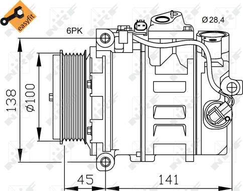 Wilmink Group WG2159270 - Компресор, кондиціонер autozip.com.ua