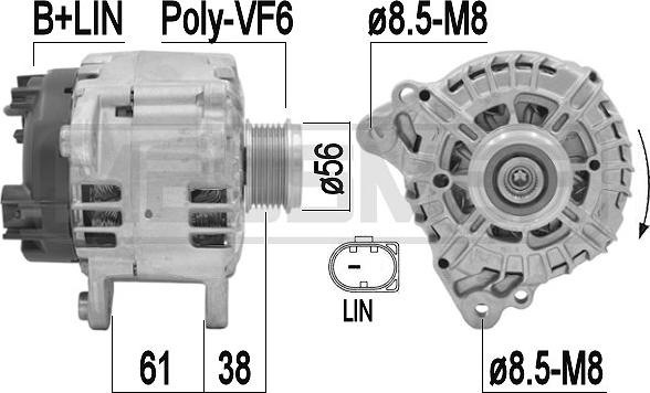 Wilmink Group WG2150845 - Генератор autozip.com.ua