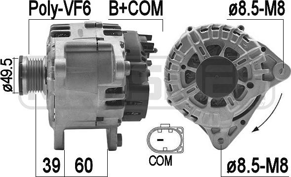 Wilmink Group WG2150850 - Генератор autozip.com.ua