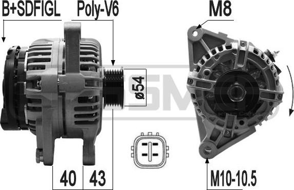 Wilmink Group WG2150883 - Генератор autozip.com.ua