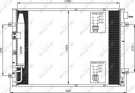 Wilmink Group WG2160945 - Конденсатор, кондиціонер autozip.com.ua