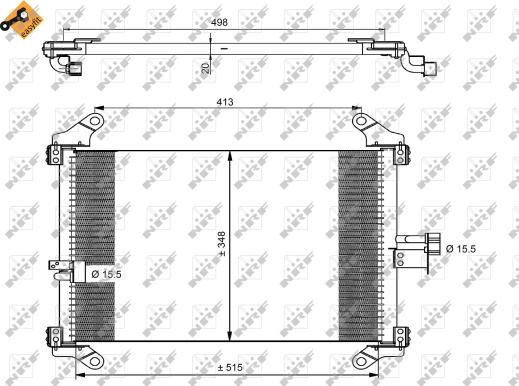 Wilmink Group WG2160933 - Конденсатор, кондиціонер autozip.com.ua