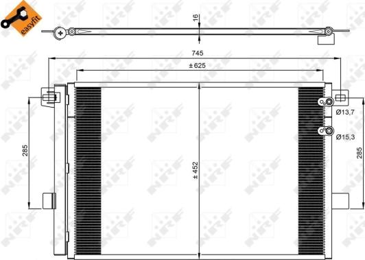 Wilmink Group WG2160498 - Конденсатор, кондиціонер autozip.com.ua