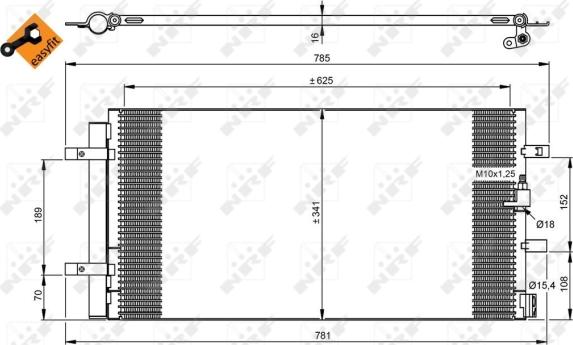 Wilmink Group WG2160502 - Конденсатор, кондиціонер autozip.com.ua