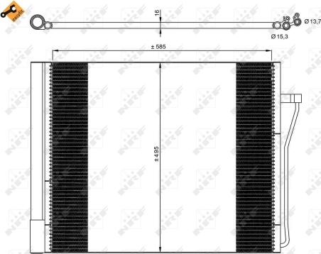 Wilmink Group WG2160530 - Конденсатор, кондиціонер autozip.com.ua