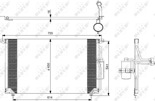 Wilmink Group WG2160781 - Конденсатор, кондиціонер autozip.com.ua