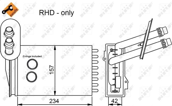 Wilmink Group WG2161940 - Теплообмінник, опалення салону autozip.com.ua