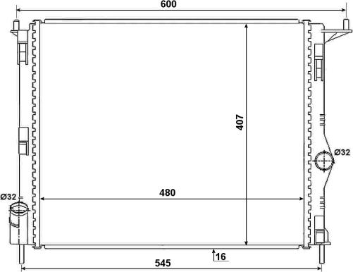 Wilmink Group WG2161922 - Радіатор, охолодження двигуна autozip.com.ua