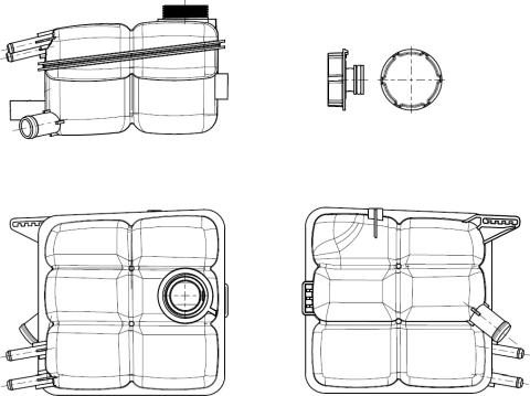 Wilmink Group WG2161586 - Компенсаційний бак, охолоджуюча рідина autozip.com.ua