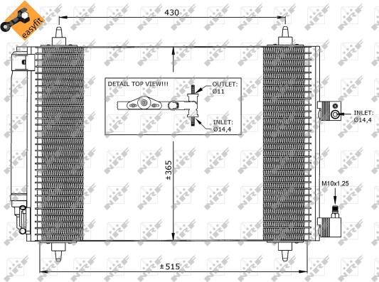 Wilmink Group WG2161055 - Конденсатор, кондиціонер autozip.com.ua