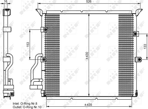 Wilmink Group WG2161005 - Конденсатор, кондиціонер autozip.com.ua