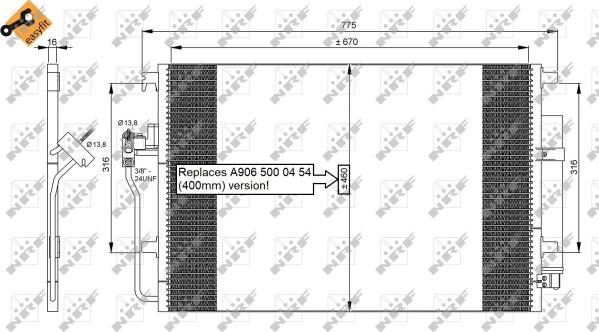 Wilmink Group WG2161135 - Конденсатор, кондиціонер autozip.com.ua