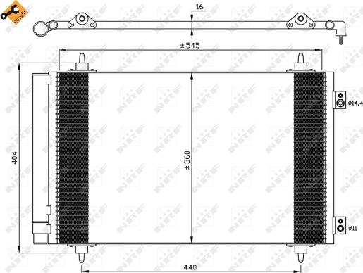 Wilmink Group WG2161130 - Конденсатор, кондиціонер autozip.com.ua