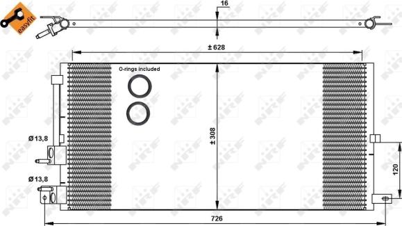 Wilmink Group WG2161170 - Конденсатор, кондиціонер autozip.com.ua