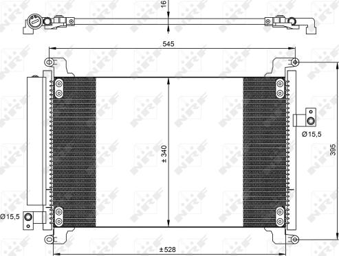 Wilmink Group WG2161215 - Конденсатор, кондиціонер autozip.com.ua