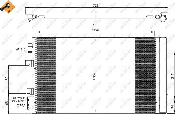 Wilmink Group WG2161212 - Конденсатор, кондиціонер autozip.com.ua