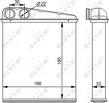 Wilmink Group WG2162034 - Теплообмінник, опалення салону autozip.com.ua