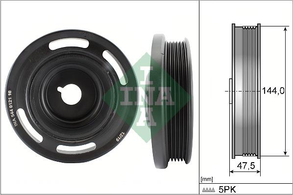 Wilmink Group WG2101391 - Ремінний шків, колінчастий вал autozip.com.ua