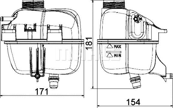 Wilmink Group WG2184430 - Компенсаційний бак, охолоджуюча рідина autozip.com.ua