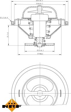 Wilmink Group WG2184692 - Термостат, охолоджуюча рідина autozip.com.ua