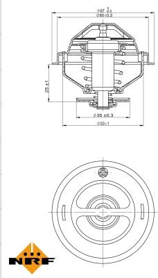 Wilmink Group WG2184697 - Термостат, охолоджуюча рідина autozip.com.ua