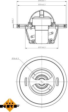 Wilmink Group WG2184646 - Термостат, охолоджуюча рідина autozip.com.ua