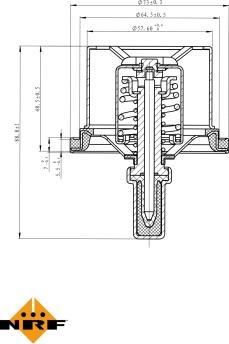 Wilmink Group WG2184655 - Термостат, охолоджуюча рідина autozip.com.ua