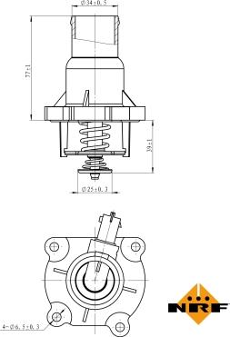 Wilmink Group WG2184658 - Термостат, охолоджуюча рідина autozip.com.ua